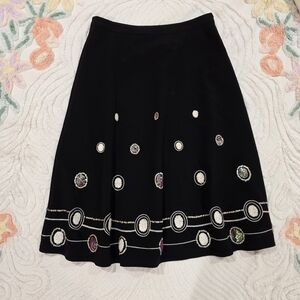 Silkland Black Sequin Skirt